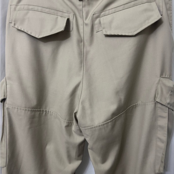 Women's Tan Boot Cut Cargo Pants - Picture 11 of 12